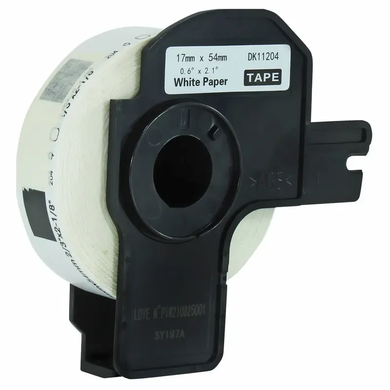Rolo Etiqueta Termica Compativel Brother Dk11208 38x90mm 400 Etiqueta Preto/branco