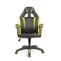 Cadeira Gamer Fortt Harbin, Amarela - Cgf022-Am