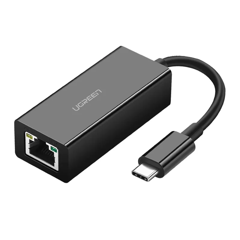 Adaptador ugreen usb c para rj45 ethernet.