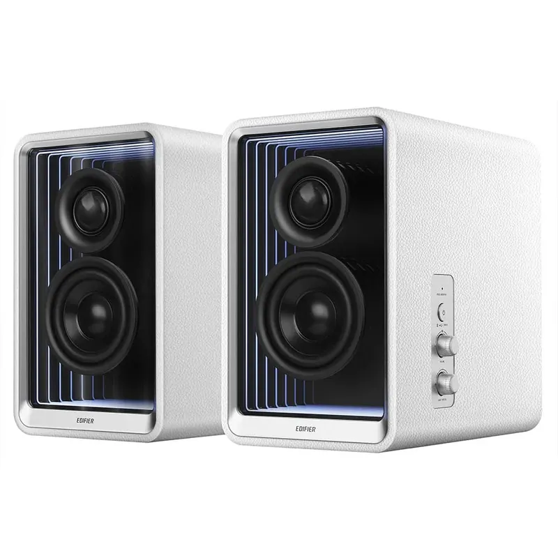 Caixa de som Bluetooth, 70W RMS, Design Minimalista, Painel 3D frontal, Hi-Res, Bivolt - QR65 EDIFIER Preta
