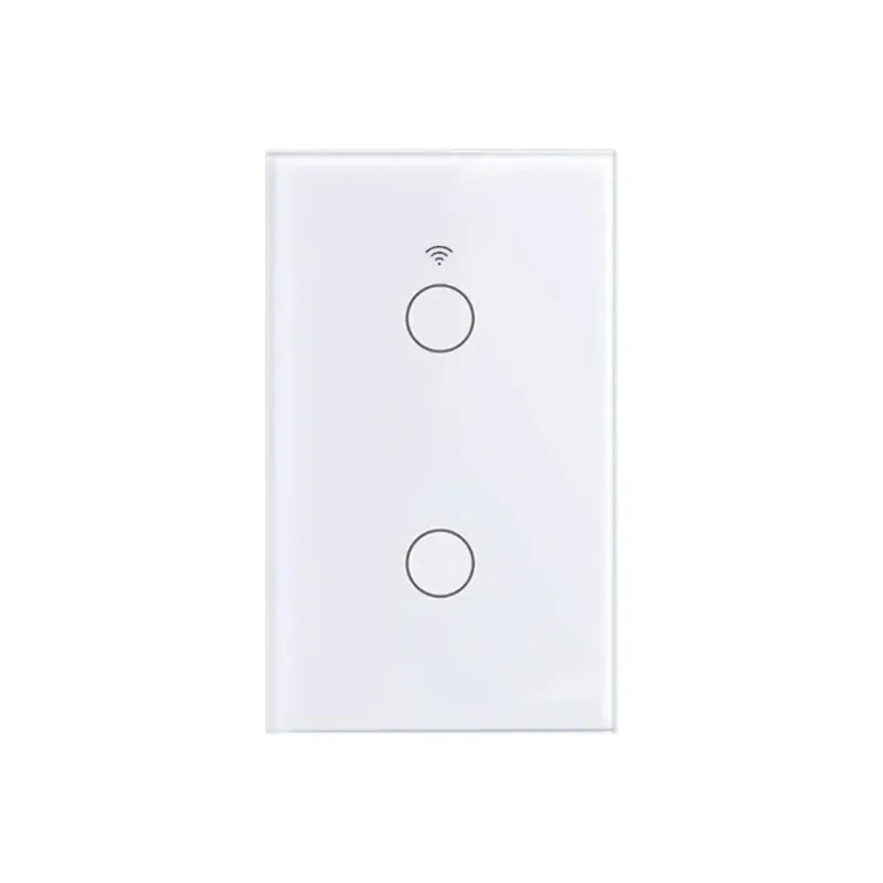 Interruptor Inteligente Wifi Com Ou Sem Neutro Tuya - Preto - 3 Botões - 127/220.