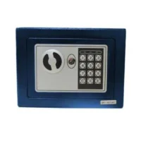 Cofre Eletrônico Digital Pequeno (17x23x17cm) Pelegrin Ch-17ef Em Aço Azul
