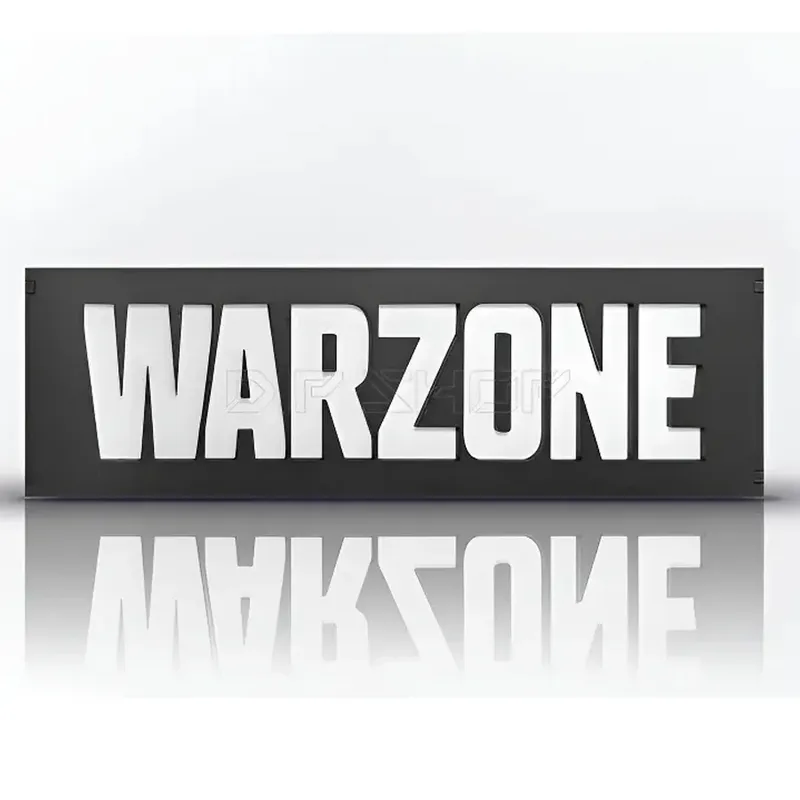 Luminária Gamer Decorativa Warzone Com LED Bivolt