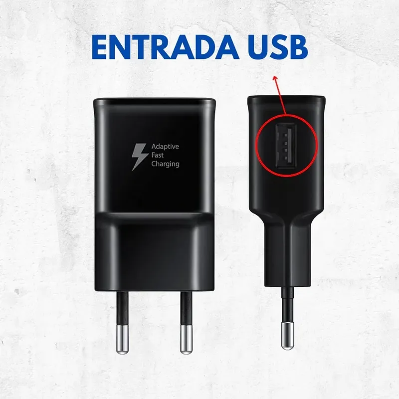 Carregador Samsung Charging 15w S/cabo Preto - 1 Ano De Garantia.