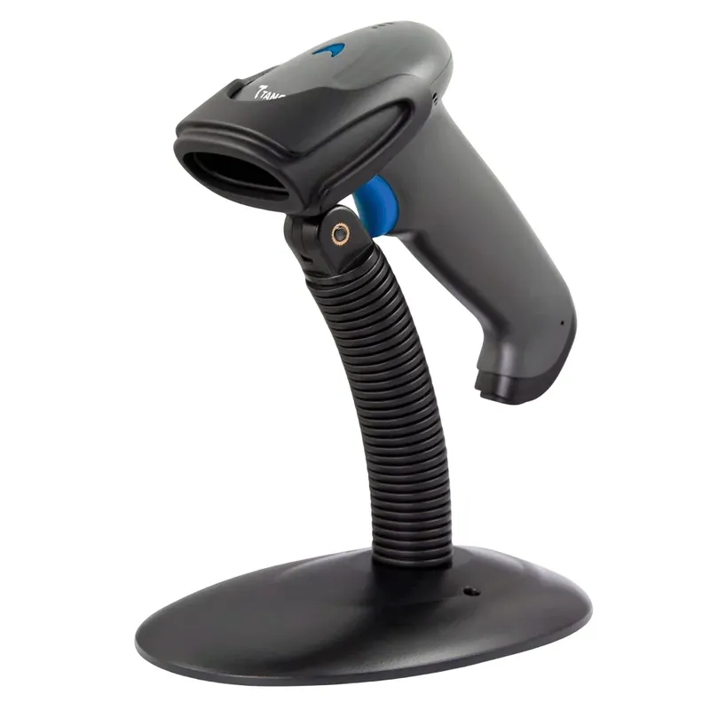 Leitor De Código De Barras Tanca Tl-220 Laser Usb Com Suporte