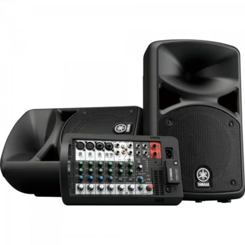 Sistema Portátil Stagepas Yamaha 400bt, Preto - Bivolt