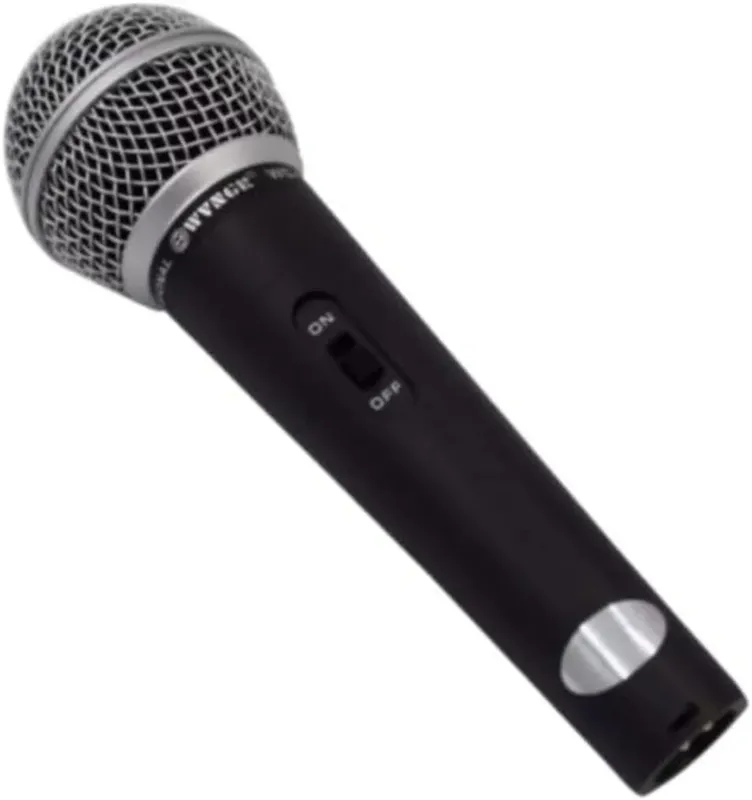 Microfone Dinamico Com Cabo 5m Profissional Sm-58 Wvngr Amplificador/karaokê/conferências