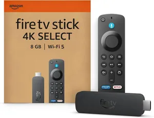 Amazon Fire Tv Stick 4k Select (sistema Vega Os,) Wi-fi 5, Bluetooth 5.0, 1gb De Ram, 8GB Armazenamento,