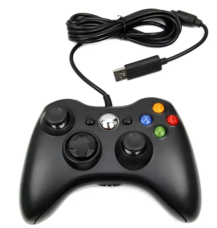 Controle Com Fio Compativel Com Video Game XBOX 360