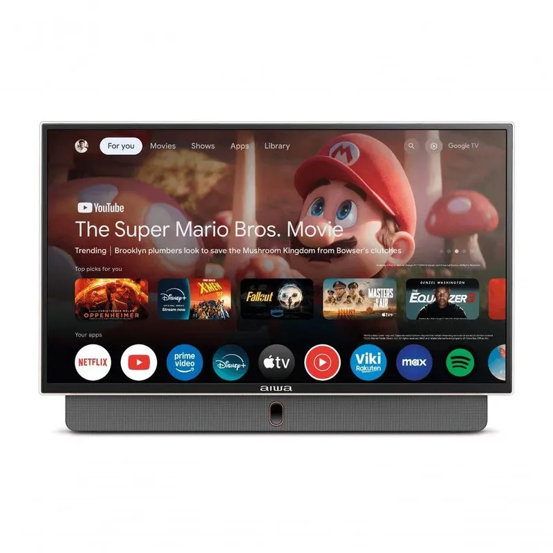 Smart Tv Portátil Aiwa 24” Full Hd Hdr10 Dolby Audio