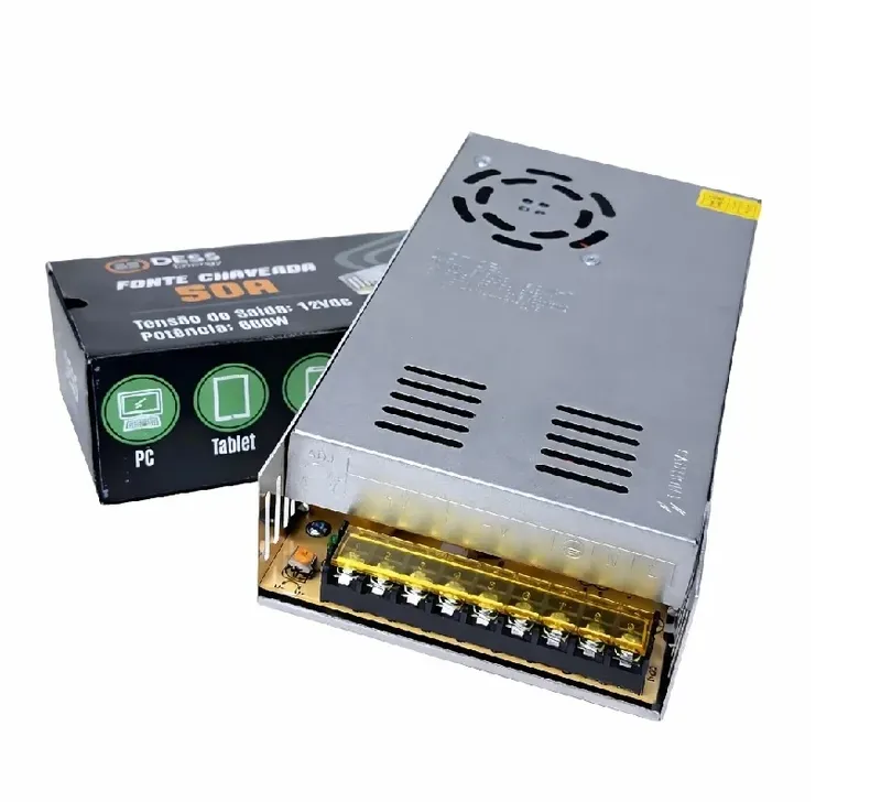 Fonte Chaveada Colmeia 12v - 50ah - 600w