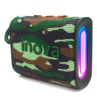 Caixa De Som Bluetooth LED Inova Rad-12419 Camuflada