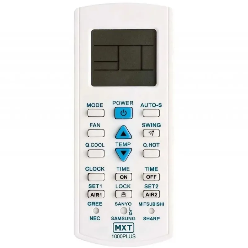 Controle Remoto Mxt 1127, Para Ar Condicionado compativel com Multimarcas, Branco