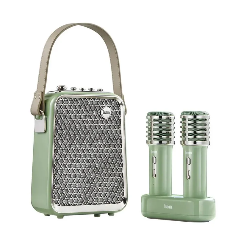 Caixa De Som Gamer Divoom Songbird-Hq, Com 2 Microfones, Verde