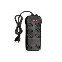 Filtro De Linha 8 Tomadas - Preto - Bivolt