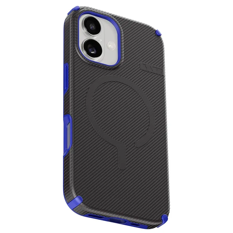 Capa Protetora Shield Para Iphone 17 Preta E Azul - Laut - L_ip25a_sf_bk - N/a