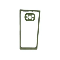 Capa Capinha De Celular Emborrachada Poco X3 Ante Queda Cor:verde
