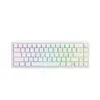 Teclado Mecânico Sem Fio Attack Shark X65PROHE, RGB, Switch Magnético, Tri-Mode Wireless Bluetooth USB-C, Branco - X65PROHE