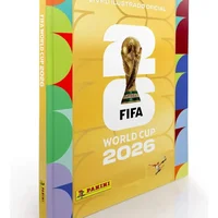 Álbum Copa Do Mundo 2026 Capa Dura Dourado Ouro – Panini Edição Especial De Colecionador