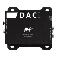 Conversor De Áudio Digital Analógico Aat Dac Box Óptico Rca