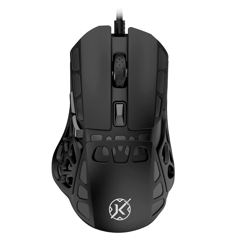 Mouse Gamer Kalkan Draugr RGB 12400 DPI PAW3327 Preto KLK00009