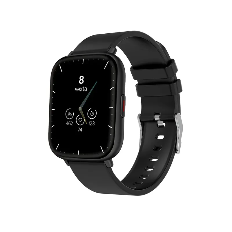 Smartwatch Wb Watch 45mm Tela 1,85 Polegadas,Fitness Tracker, 24 Modos Esportivos, Preto