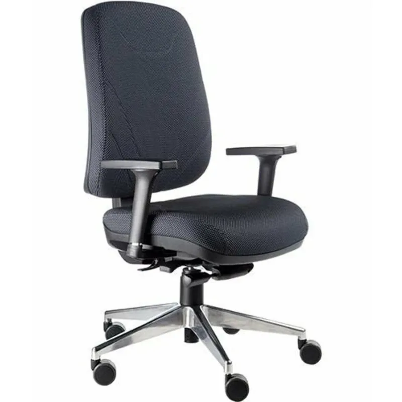 Cadeira Design Office Móveis Presidente, Até 120Kg, Com Base Giratória, New Confort - Preto