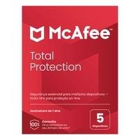 Gift Card Antivirus McAfee Proteção Total para 05 Dispositivos - 1 Ano de acesso, Digital para download
