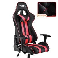 Kit Mousepad Redragon + Cadeira Gamer Nitro Moobx Preto E Vermelho
