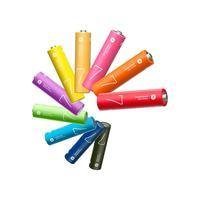 Estojo Com 10 Unidades De Pilha Alcalina Aaa, Xiaomi, Colorido