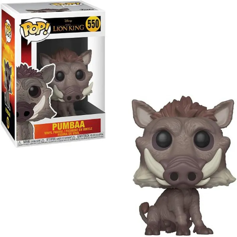 Funko Pop, Pumbaa Rei Leão, Live Action, Disney - 550
