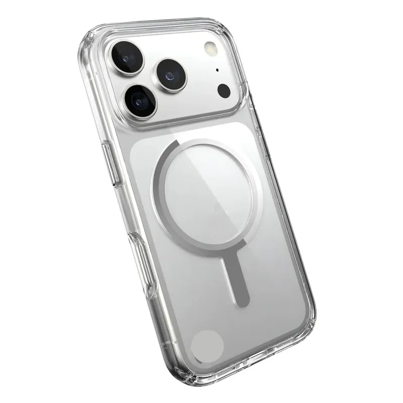 Capa Clear Iph 17 Pro Magnética Compatível Com Magsafe Recortes Precisos