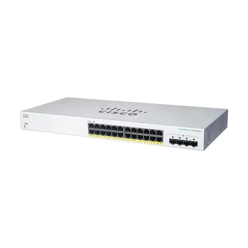 Switch Cisco Cbs220 10/100/1000, Gigabit, 24 Portas, 4x1g Sfp Layer, Gerenciável - Cbs220-24t-4g