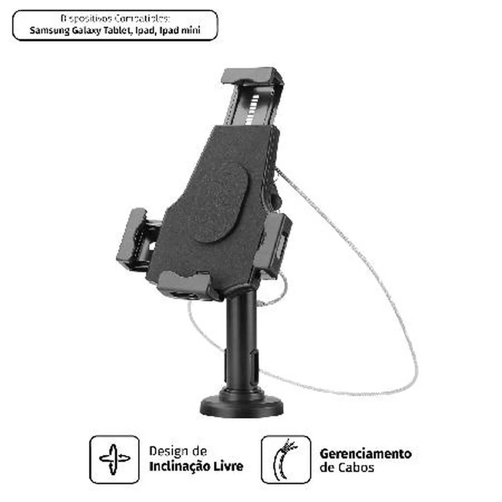 Suporte Para Tablet 7.9´´ A 10.5´´ Plmsa01a