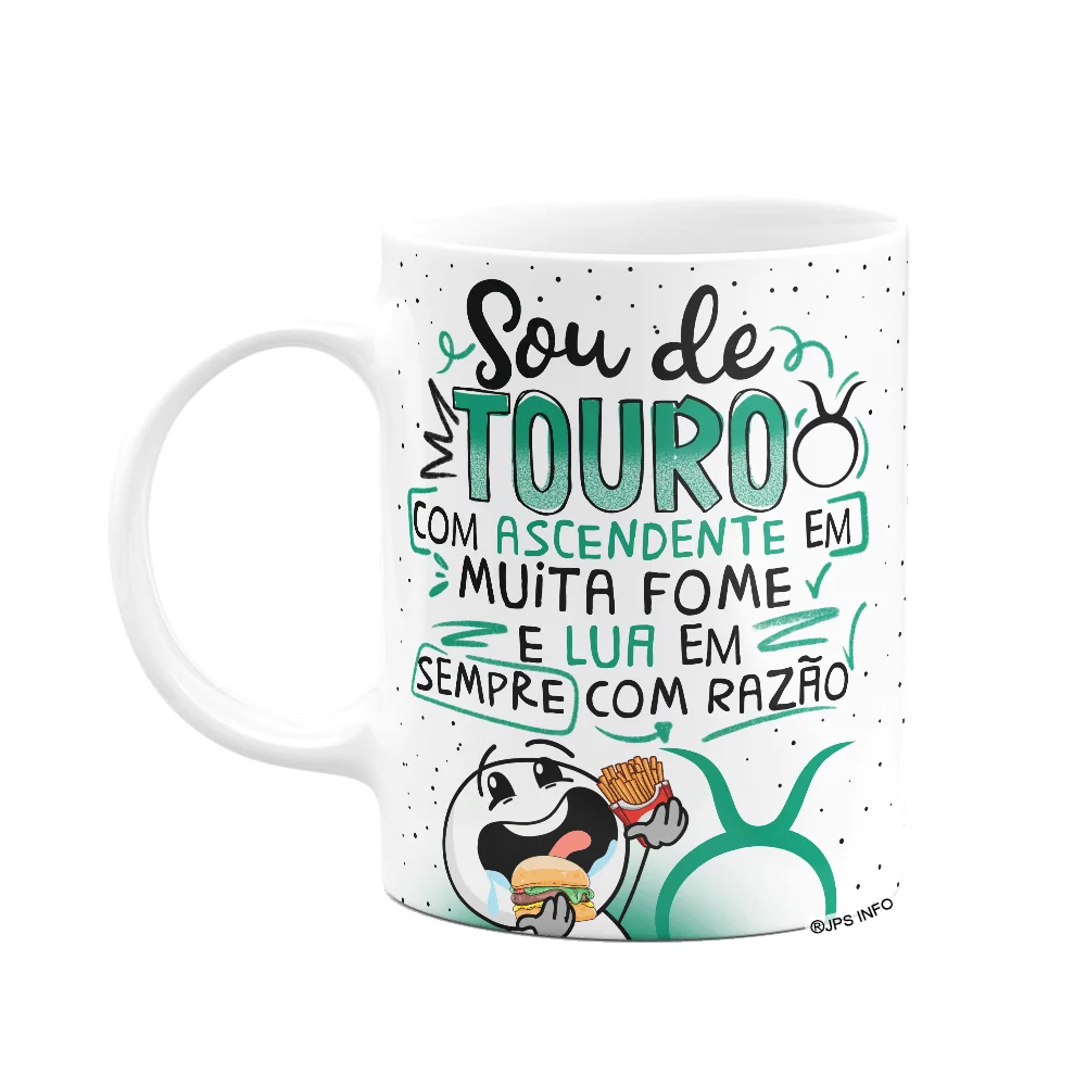 Caneca Funny Signos Touro 325ml