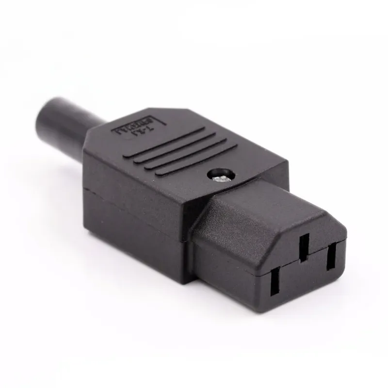 Kit 100 Plugs Ac Tripolar C13 10a Fêmea