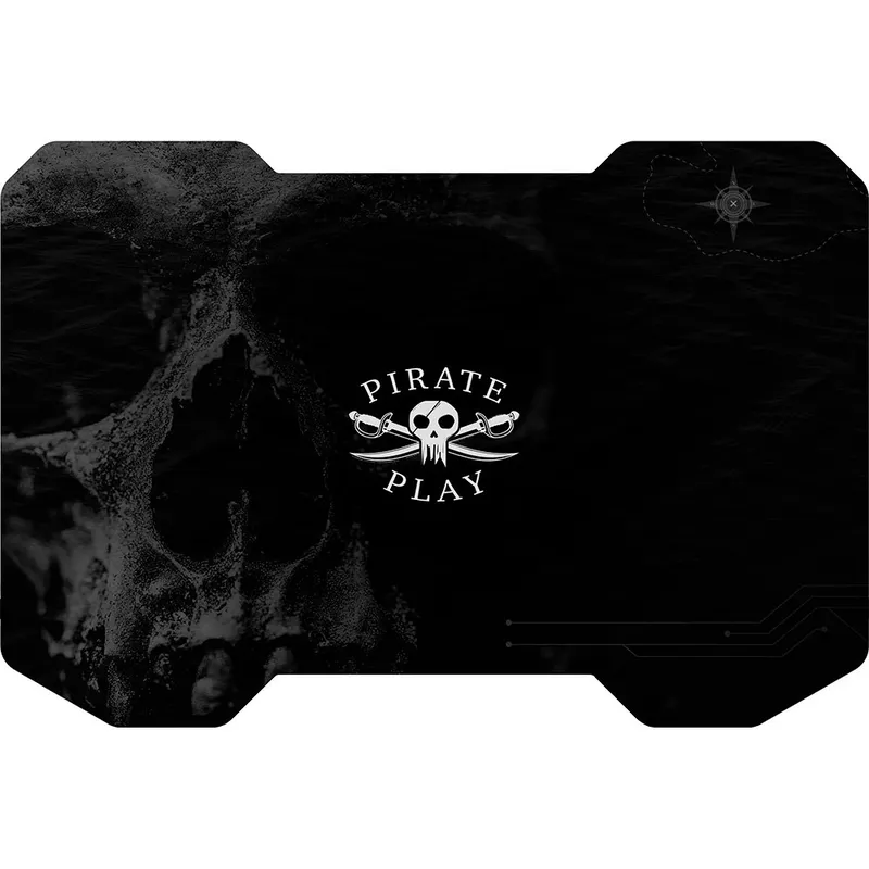 Mesa Gamer Hayonik Pirate, Preto e Vermelho - 86708