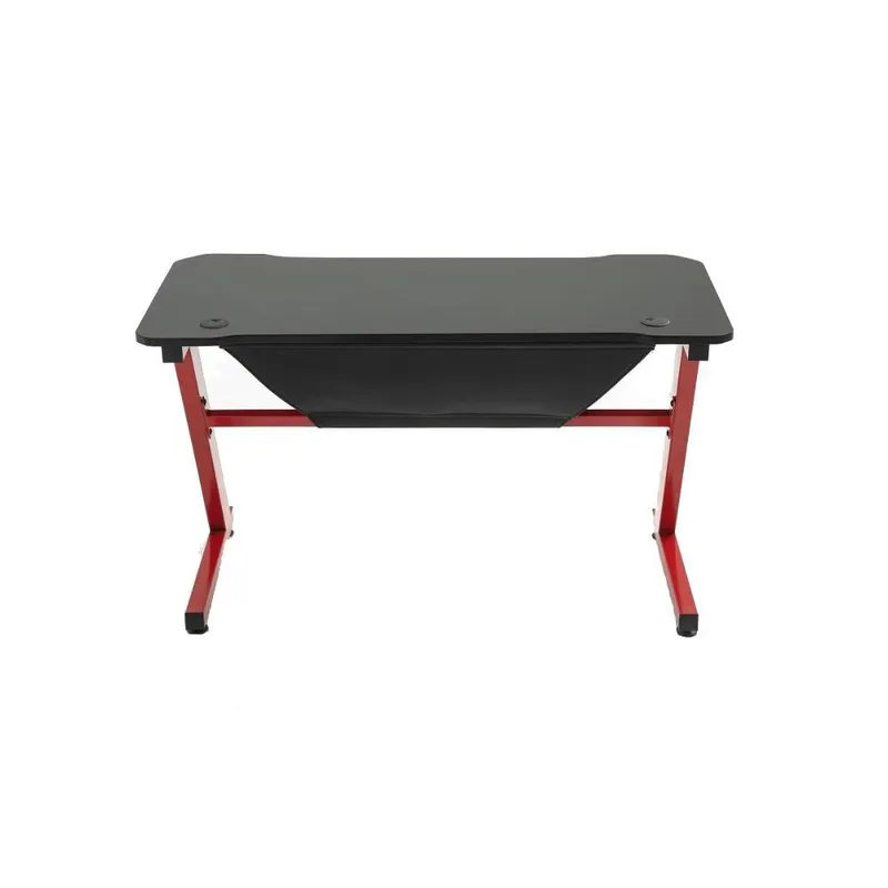 Mesa Gamer LED Pelegrin Pel-004p, Preta, Metal E MDF