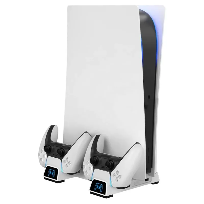 Base Suporte Vertical para Ps5, Multifuncional, com Cooler, Carregador