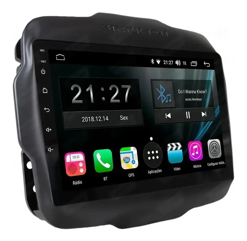 Central Multimidia Aikon Jeep Renegade 2015 A 19 X09-44031w.
