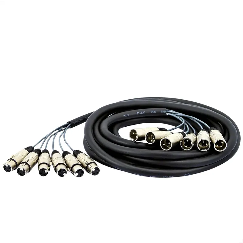 Multicabos Com Conectores Xlr 6 Vias - Cirilo Cabos, 60mts