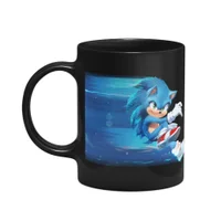 Caneca Geek Gamer - Sonic O Filme - Preta