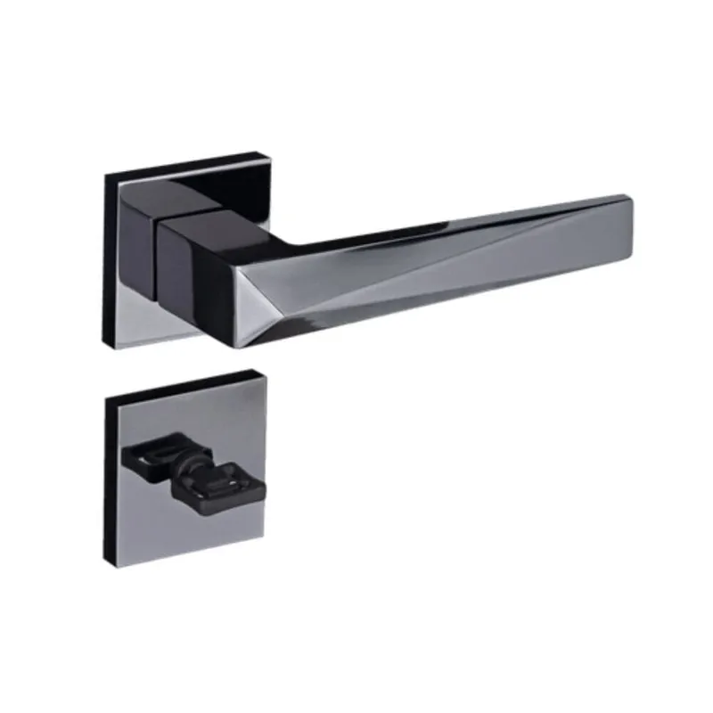 Fechadura Ascot Banheiro 55mm Grafite Polido Rq2 001-55pb Gp Pado