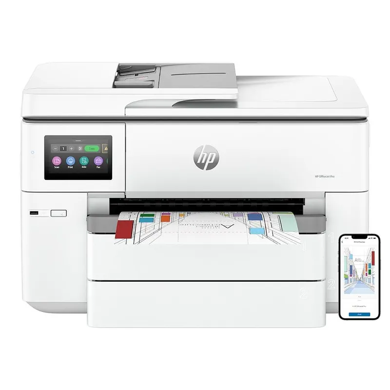 Impressora Multifuncional Jato de Tinta HP OfficeJet Pro 9730, Colorida, Wide Format A3, Wireless, Bivolt, Branco - 537P5C#AC4