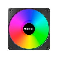 Ventoinha Montech GF120R V2, ARGB, Reverse, 120mm, Preto - GF120RV2ARGBB