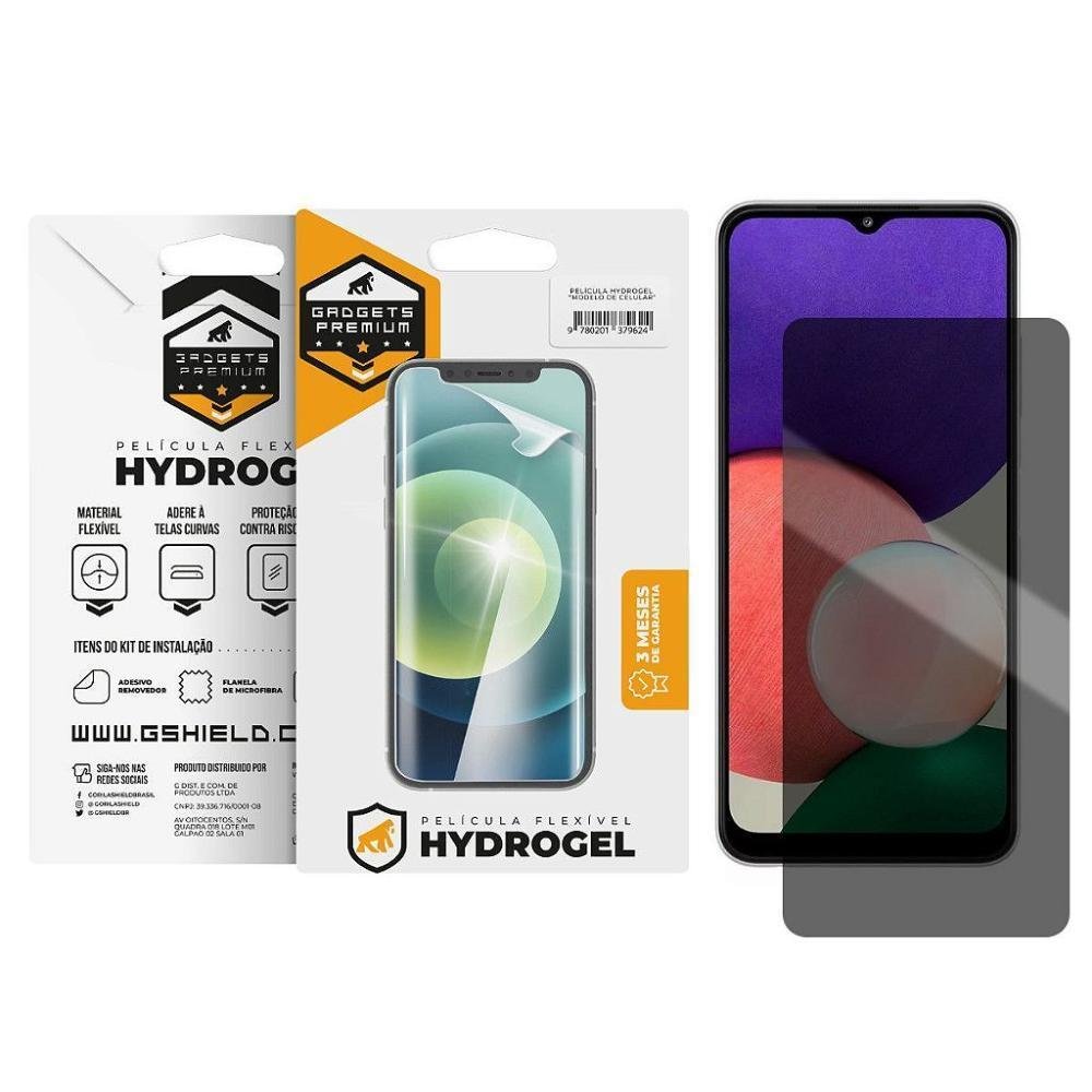 Película Para Samsung Galaxy A22 5g, Privacidade Hydrogel