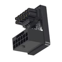 Adaptador Energia PCie 5.0 12vhpwr 16 Pinos Ângulo 180 Graus Para Placa De Video Gpu Vga 600w Modelo: Negativo