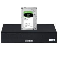Kit Intelbras, Dvr Mhdx, 8 Canais Full HD + HD 2TB