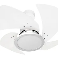 Ventilador De Teto Venti-delta Tornado Led 4 Pás Branco 3000k Luz Amarela - 110V