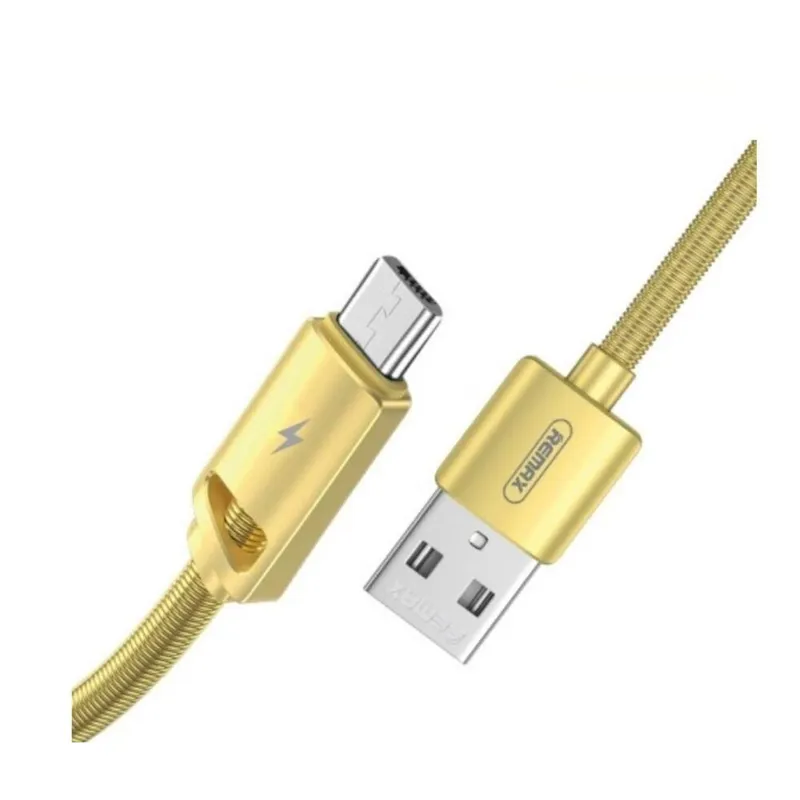 Cabo Micro Usb 2.1 - Gold Metálico Smartphone